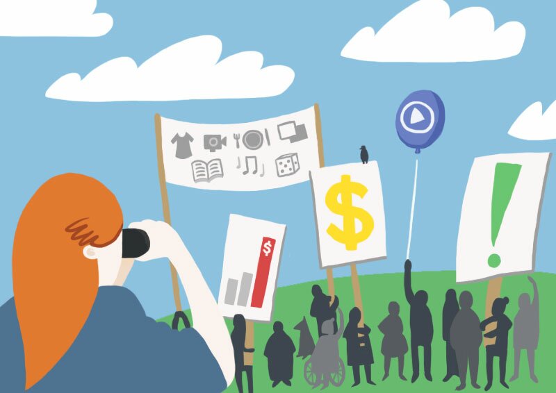 Finding Kickstarter examples