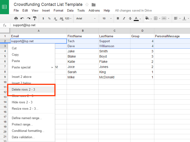 How to create a crowdfunding email template